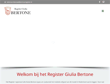 Tablet Screenshot of bertoneregister.nl